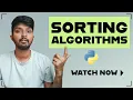 Sorting Algorithms Python Coding
