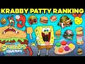 Krabby Patties Ranked By Size! 🍔 | SpongeBob