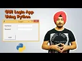 Python Project-10 GUI Login App Using Python Tutorial in Hindi Insight Educator