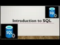 Session 1-Introduction to SQL