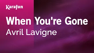 Download When You're Gone - Avril Lavigne | Karaoke Version | KaraFun MP3