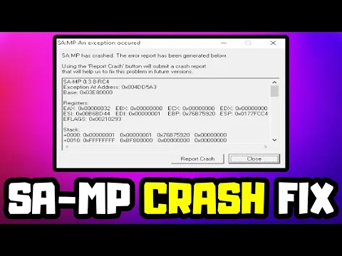 Download MP3 How to FIX GTA SAMP Crash | GTA San Andreas Multiplayer