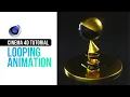 Black Gold 01 - Looping Animation Tutorial for Cinema 4D