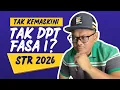 Lagu TAK KEMASKINI TAK DPT FASA 1 STR 2026?