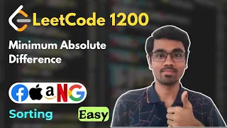 Minimum Absolute Difference LeetCode 1200 Sorting