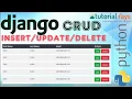 Part-4 2019 Delete Record Django MySql CRUD Tutorials Dango Insert Update Delete