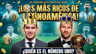 10 FUTBOLISTAS MÁS RICOS de América Latina: ¿CUÁNTO DINERO HAN GANADO?