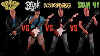 Download Green Day VS Blink 182 VS The Offspring VS Sum 41 (Guitar Riffs Battle) MP3