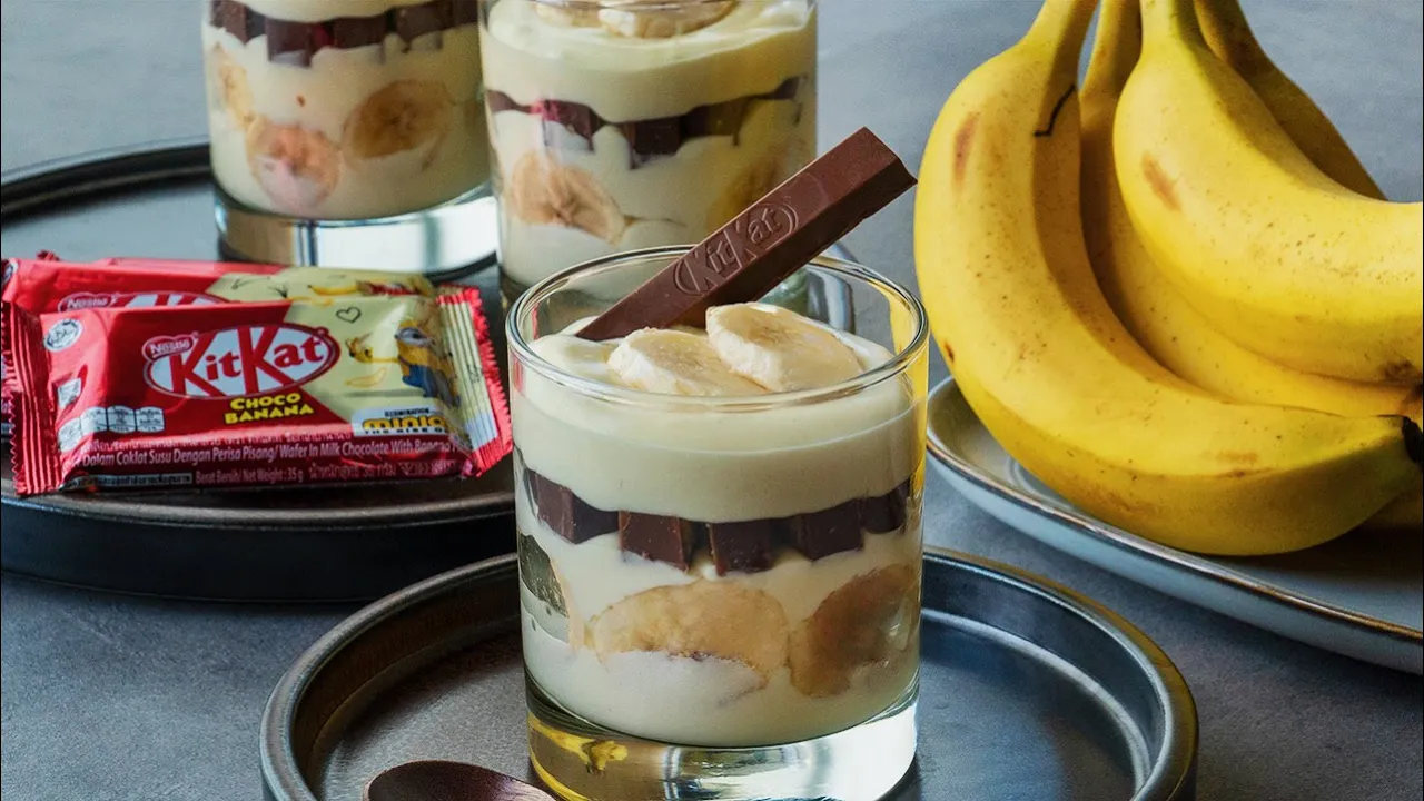 Kit Kat Recipe: Choco Banana Pudding - 