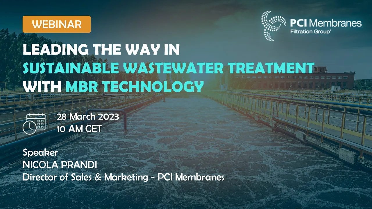 [webinar] Leading the Way in Sustainable Wastewater Treatment with MBR Technology