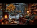 Good Mood Smooth Winter Jazz Relaxing Piano at a Cozy Coffee Shop for Study Work and Relax