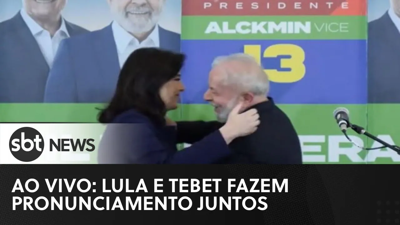 AO VIVO: Lula e Tebet falam à imprensa
