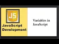 Variables in JavaScript