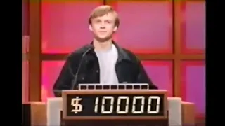 Jeopardy Benjamin Salisbury Wins The Game With a 1 But his charity gets 15 000