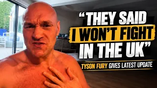 ‘THE PIECE OF SH*T SAID I WON’T FIGHT IN THE UK, THE TRUTH IS…’ Tyson Fury RIPS EDDIE HEARN & JOSHUA