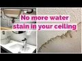 Water stain in my basement ceiling How to fix a leaking have a leak in the hose