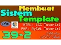 Membuat Sistem Template 39 2 Fungsi Select Javascript Menambah Value PHP MySQL CSS Tutorial Ser