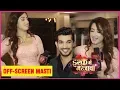 Ishq Mein Marjawan : Deep Aka Arjun Bijlani \u0026 Aarohi Aka Alisha Panwar Off Screen Masti On Set