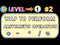 Arithmetic operation in c programming Arithmetic Operation in c C programming