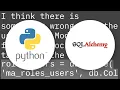 flask many-to-many-relation leads to Multiple classes found for path