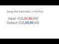 Python Tutorial for Beginners Swap 2 Variables in Python