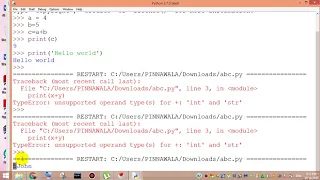 Advanced Level ICT Python Programming Part 1