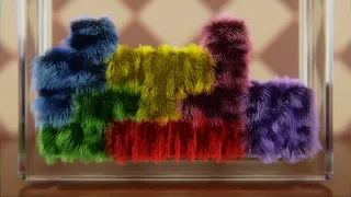Softbody Tetris 8 with Hair