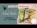 WORD ROOTS VOCABULARY REVIEW Beginning and Level 1 Workbook Flip Through and Review