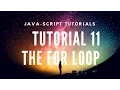 Learn JavaScript Tutorial 11 - The For Loop Introduction To Loops