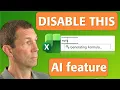 Why I Immediately Turned OFF Excel s New AI Formula Feature