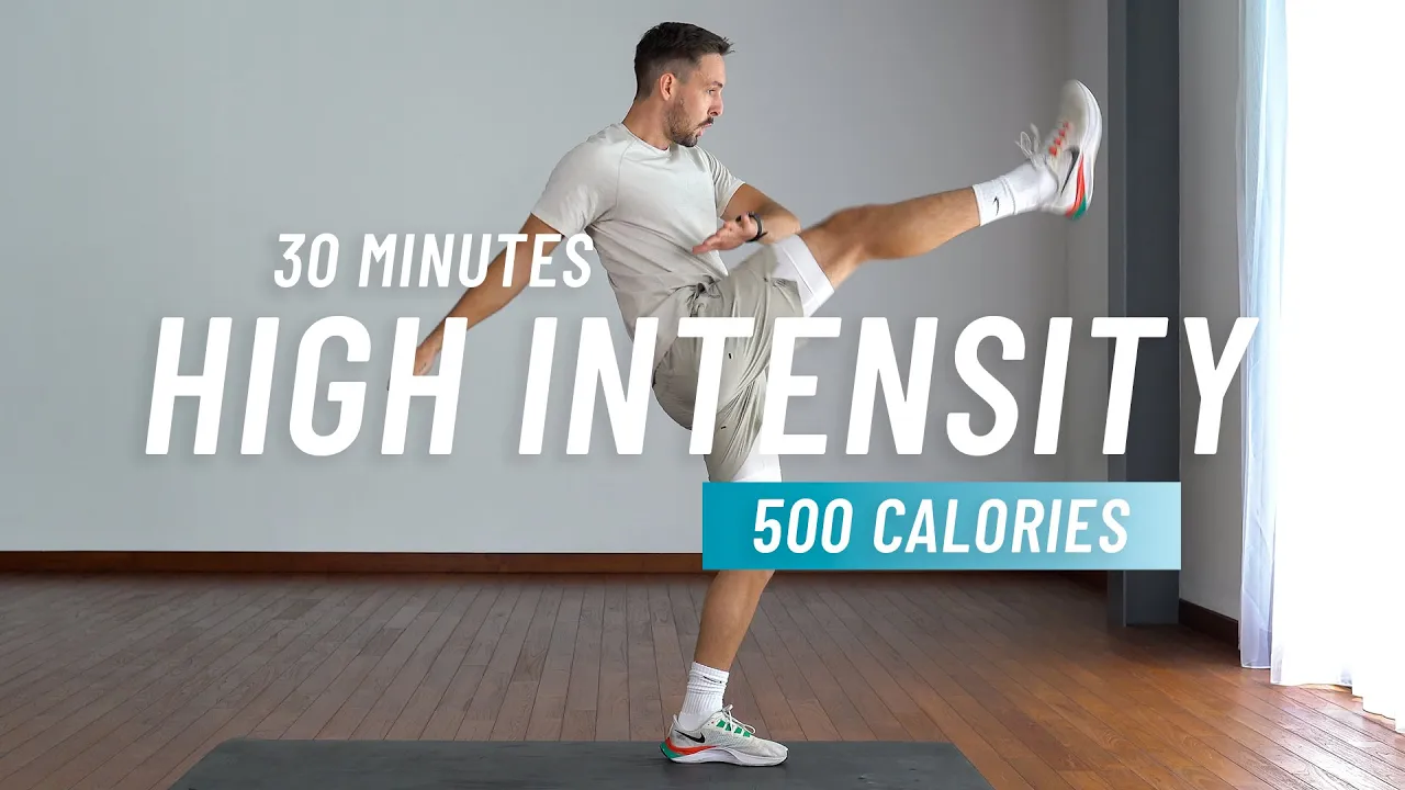 30 Min Intense HIIT Workout for Fat Loss - Full Body Cardio, No Equipment, No Repeat