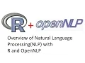 R and OpenNLP for Natural Language Processing NLP - Part 2