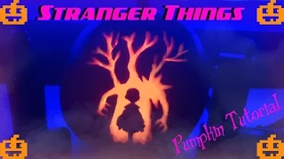 DIY Stranger Things Pumpkin Carving