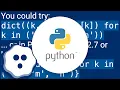 Extract subset of key-value pairs from dictionary