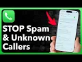 Lagu STOP Spam \u0026 Unknown Calls - Turn This iPhone Setting ON