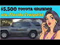 5 TOYOTAS Under 8400 Florida Craigslist FSBO s