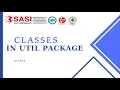CLASSES IN UTIL PACKAGE IN JAVA HashMap class Dictionary LinkedList Stack Scanner