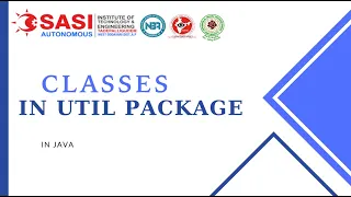 CLASSES IN UTIL PACKAGE IN JAVA HashMap class Dictionary LinkedList Stack Scanner
