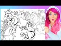 Coloring Horses from Disney Frozen Spirit Riding Free Tangled My Little Pony Horse Coloring