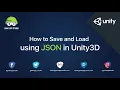 How to Save and Load using JSON in Unity3D Unity Tutorials Game App Studio Learn Unity