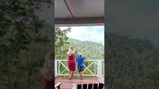 Staying in the jungles of Dominica the best island in the Caribbean.