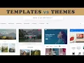 What is the difference between WordPress Templates vs Themes