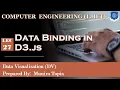 Lec-27 - Data Binding in D3 js Data Visualization Computer Engineering