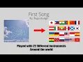 Download Lagu First Song by Roga Played with 22 Different Instruments Around the World