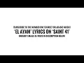 WEGZ - EL AYAM (LYRICS) | ويجز- الأيام (كلمات)