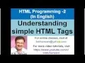 Web Development Tutorial for Beginners Vol 2 - Making Web Pages in HTML English