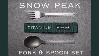 THE BEST LAST EDC Camp Cutlery You ll Ever Need to Purchase Snow Peak Titanium Fork Spoon Set