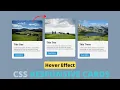 CSS Flexbox Responsive Cards frontend Simplified Web Design Tutorial