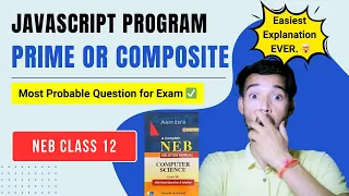 Prime Or Composite Number Using JavaScript NEB Class 12 Computer Easiest Explanation Ever