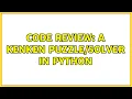 Code Review A KenKen in Python 2 Solutions